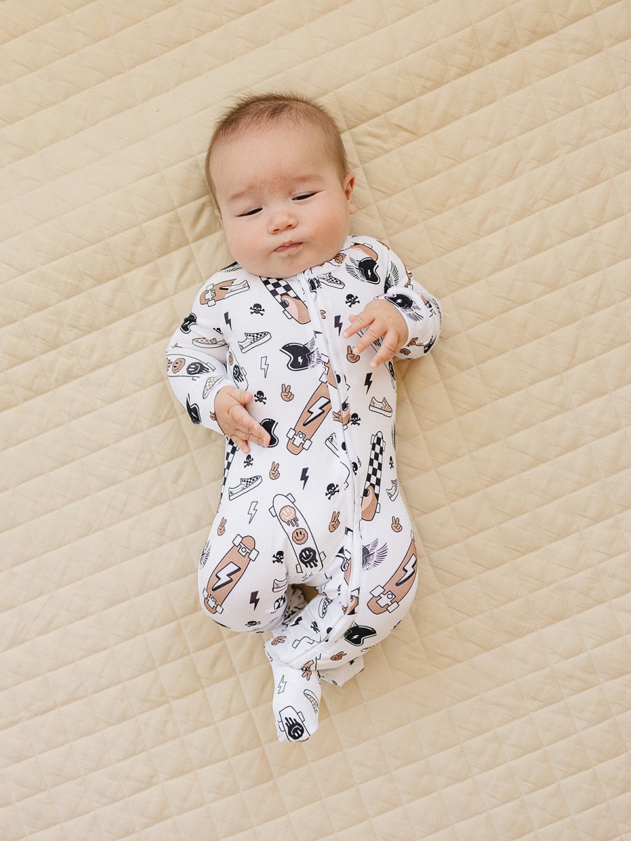 Bamboo Zip Romper | Sk8er - LITTLE RAD THINGS