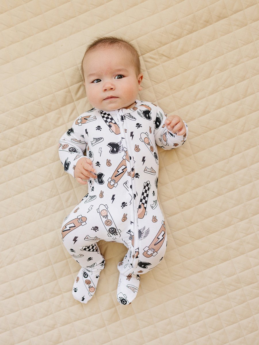 Bamboo Zip Romper | Sk8er - LITTLE RAD THINGS