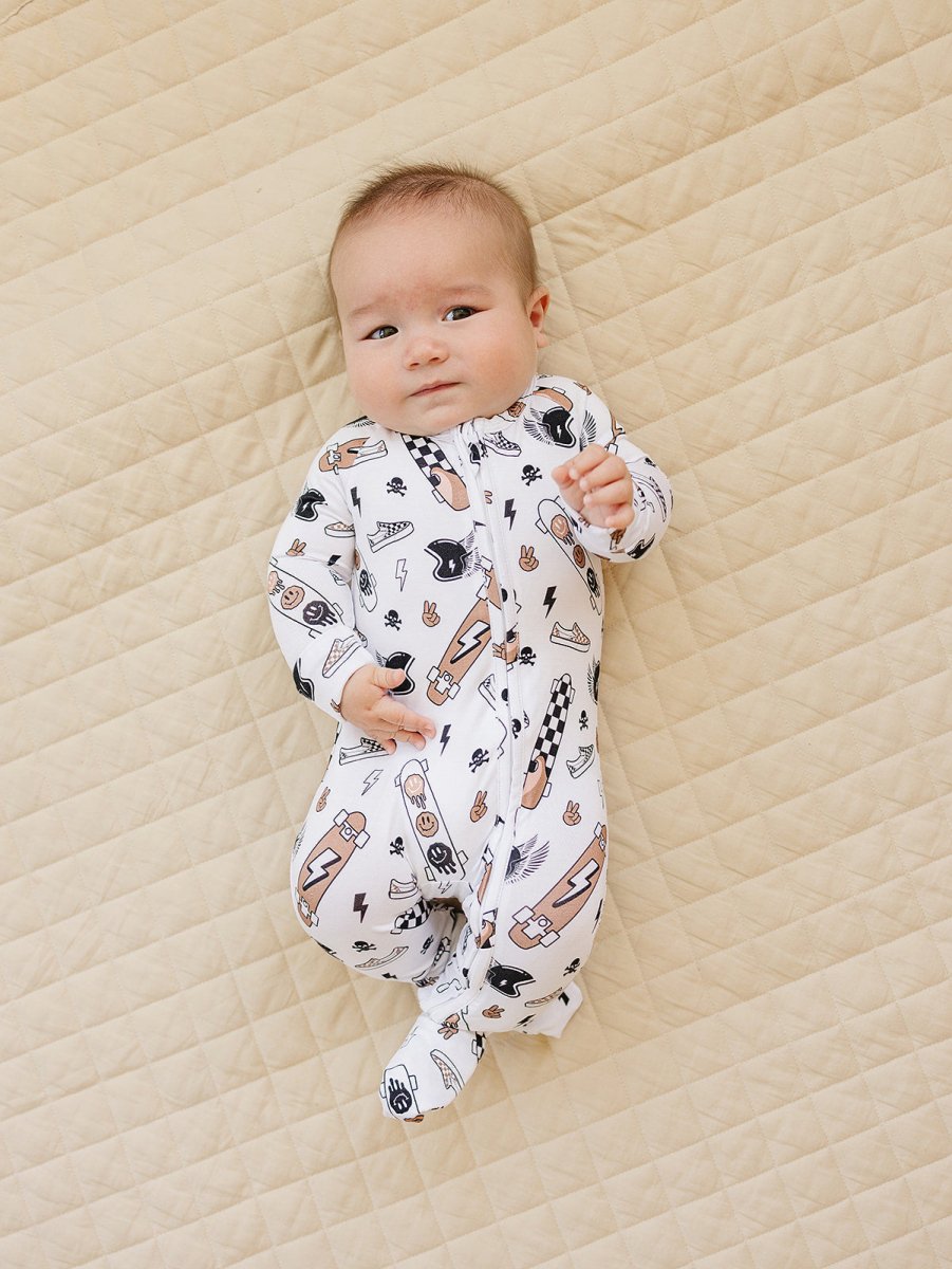 Bamboo Zip Romper | Sk8er - LITTLE RAD THINGS