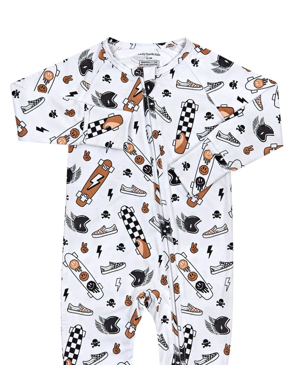 Bamboo Zip Romper | Sk8er - LITTLE RAD THINGS