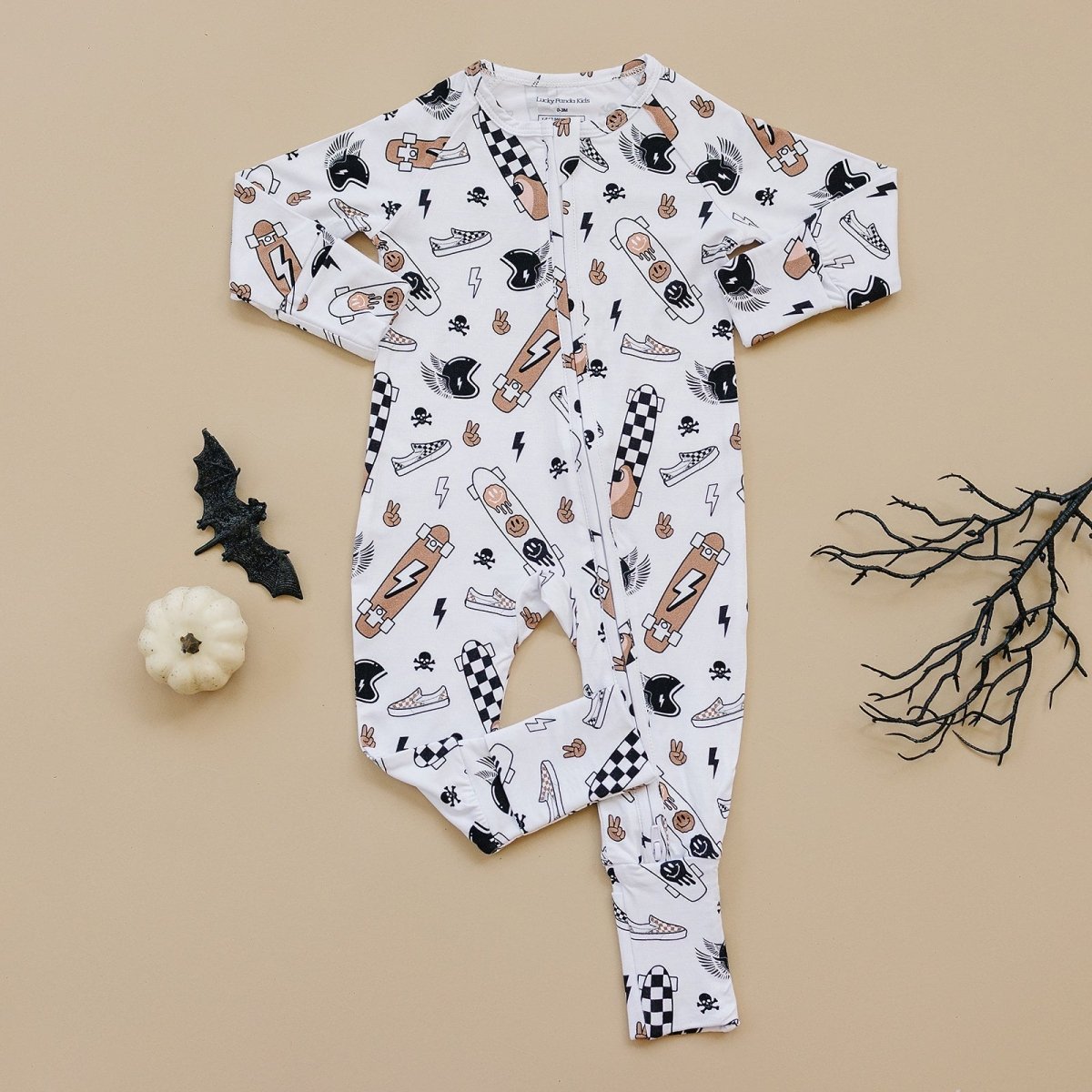 Bamboo Zip Romper | Sk8er - LITTLE RAD THINGS
