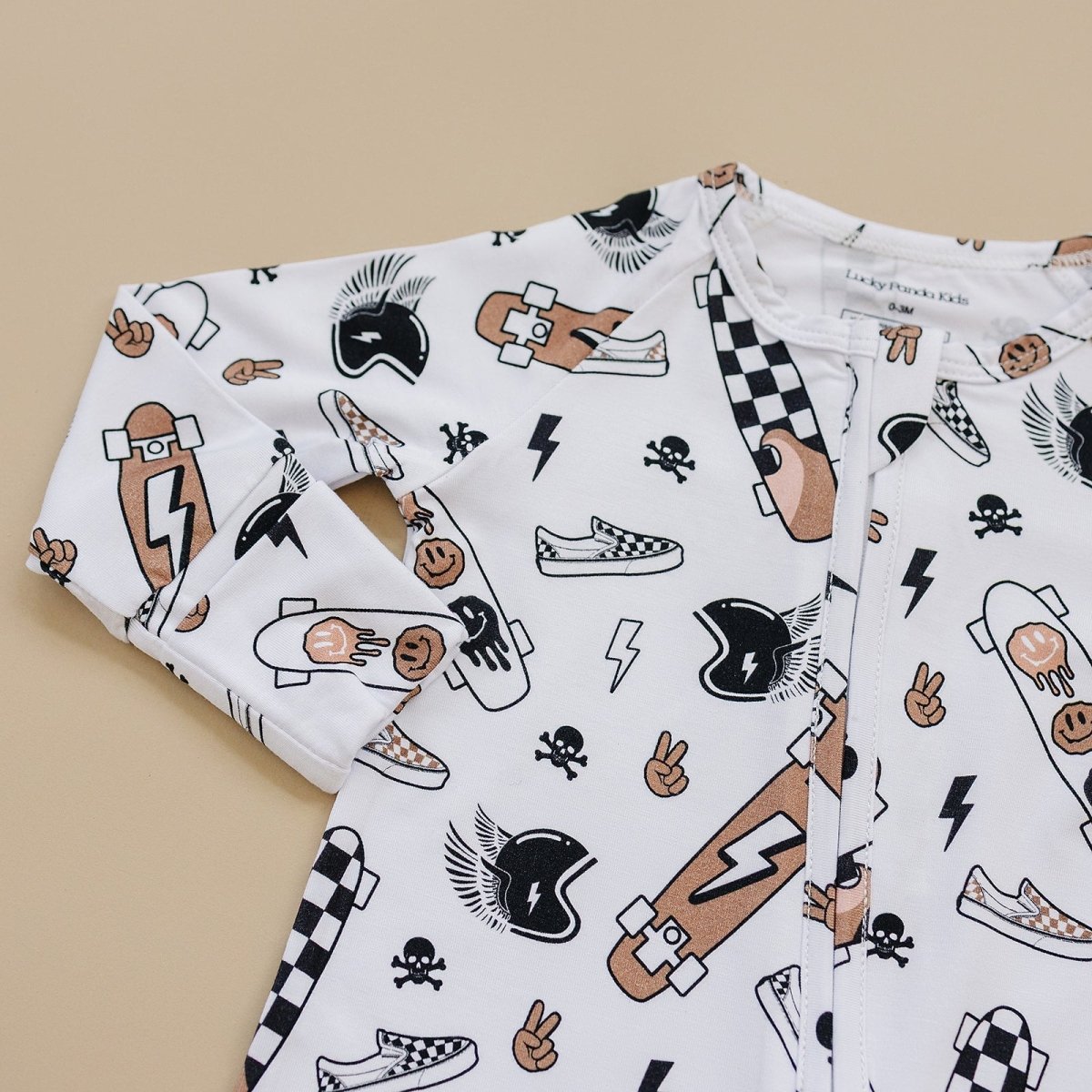 Bamboo Zip Romper | Sk8er - LITTLE RAD THINGS