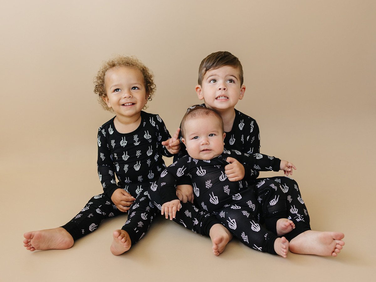 Bamboo Zip Romper | Skelly Vibes - LITTLE RAD THINGS