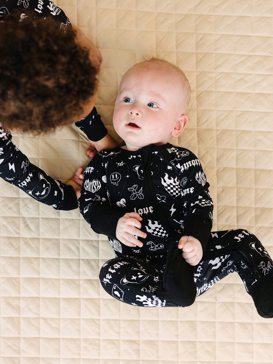 Bamboo Zip Romper | Wild Heart - LITTLE RAD THINGS