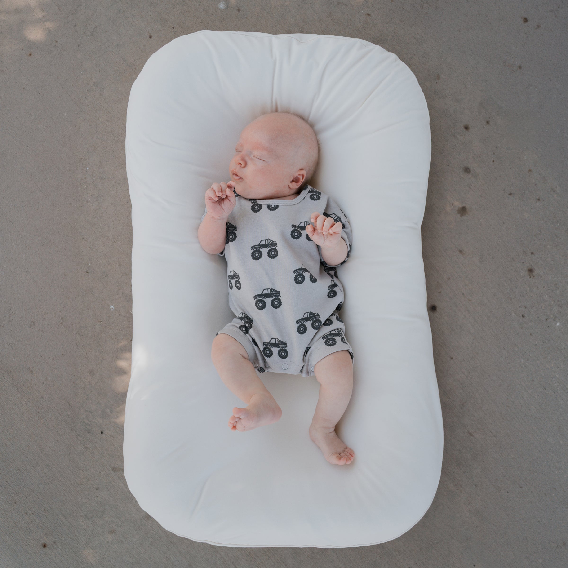 French Terry Romper | Monster Truck