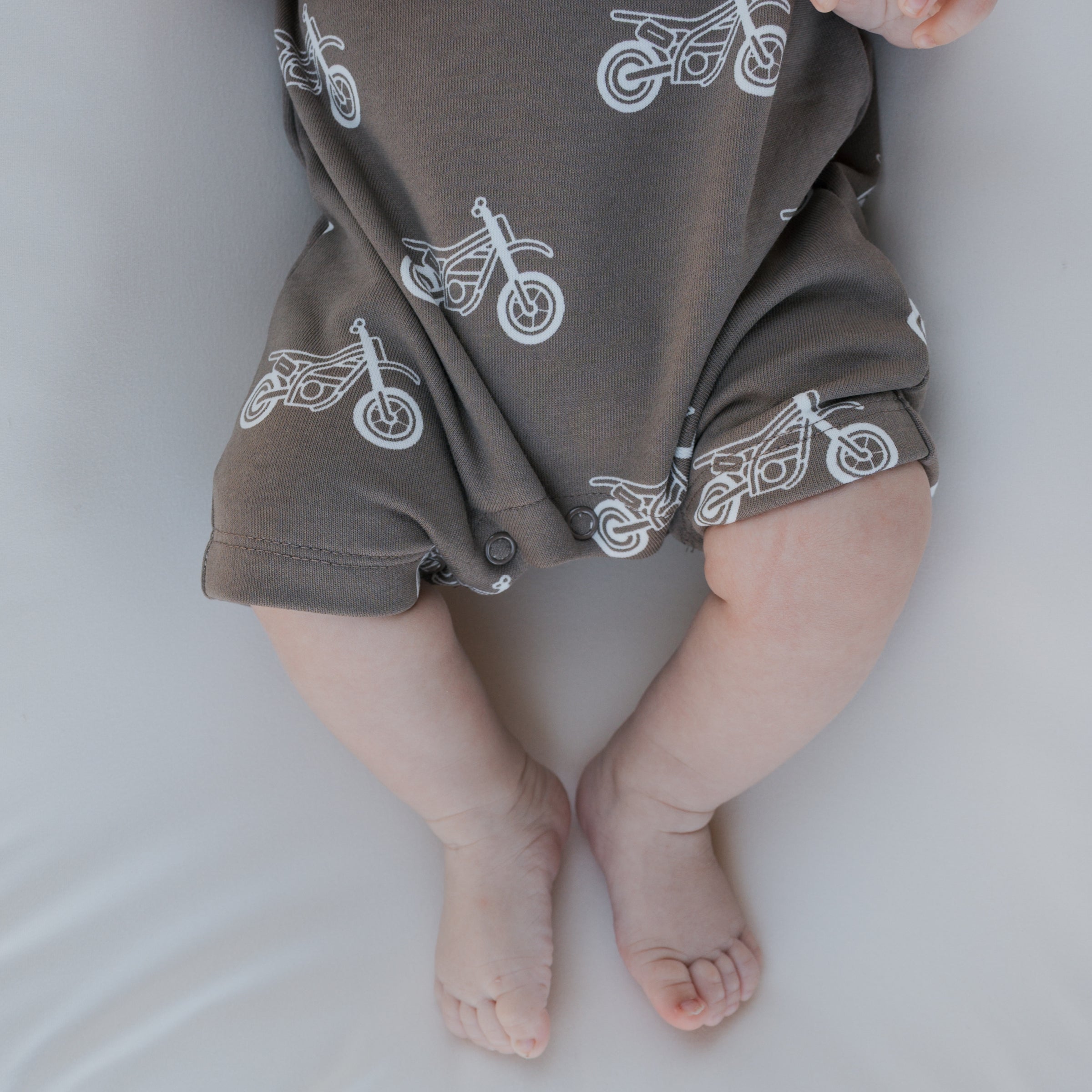 French Terry Romper | Dirt Bike