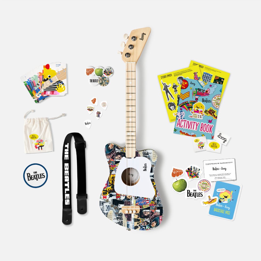beatles + loog mini guitar (collective) - LITTLE RAD THINGS