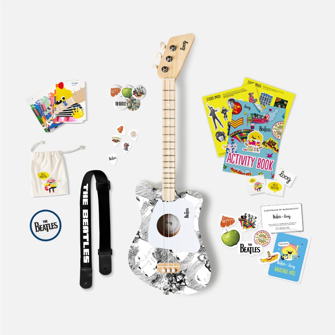 beatles + loog mini guitar (collective) - LITTLE RAD THINGS