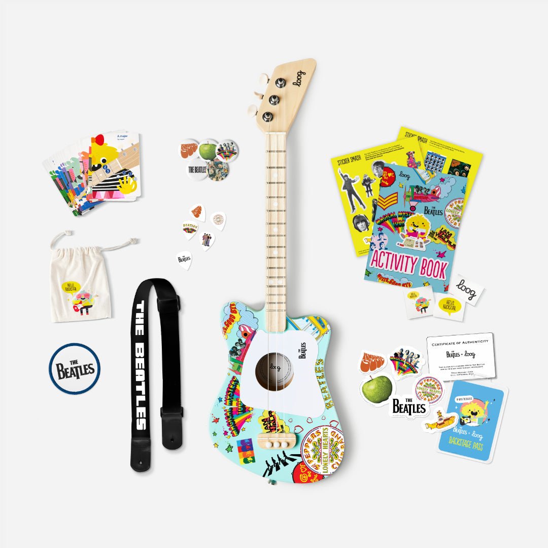 beatles + loog mini guitar (collective) - LITTLE RAD THINGS
