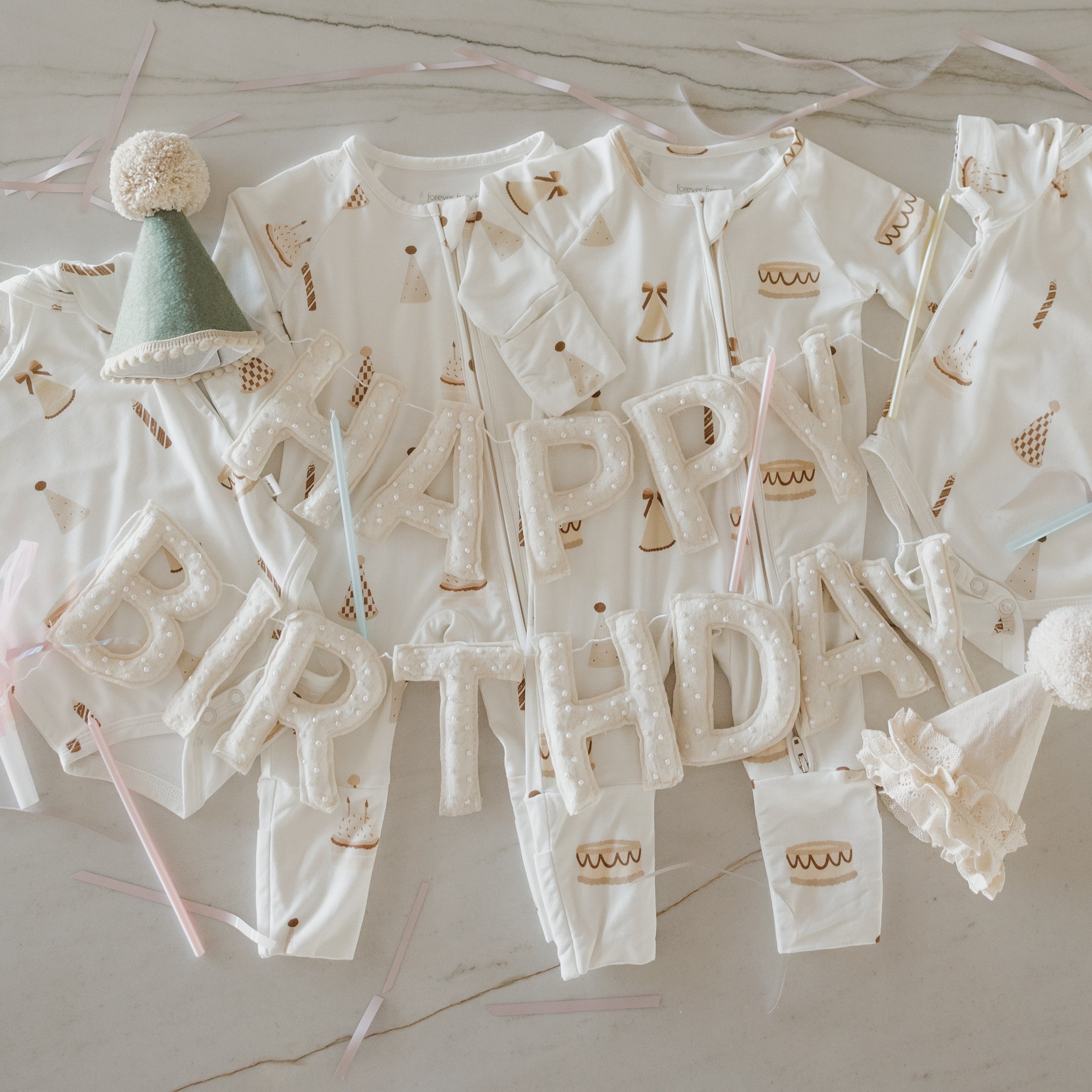 Short Sleeve Bamboo Snapsuit | Birthday Boy