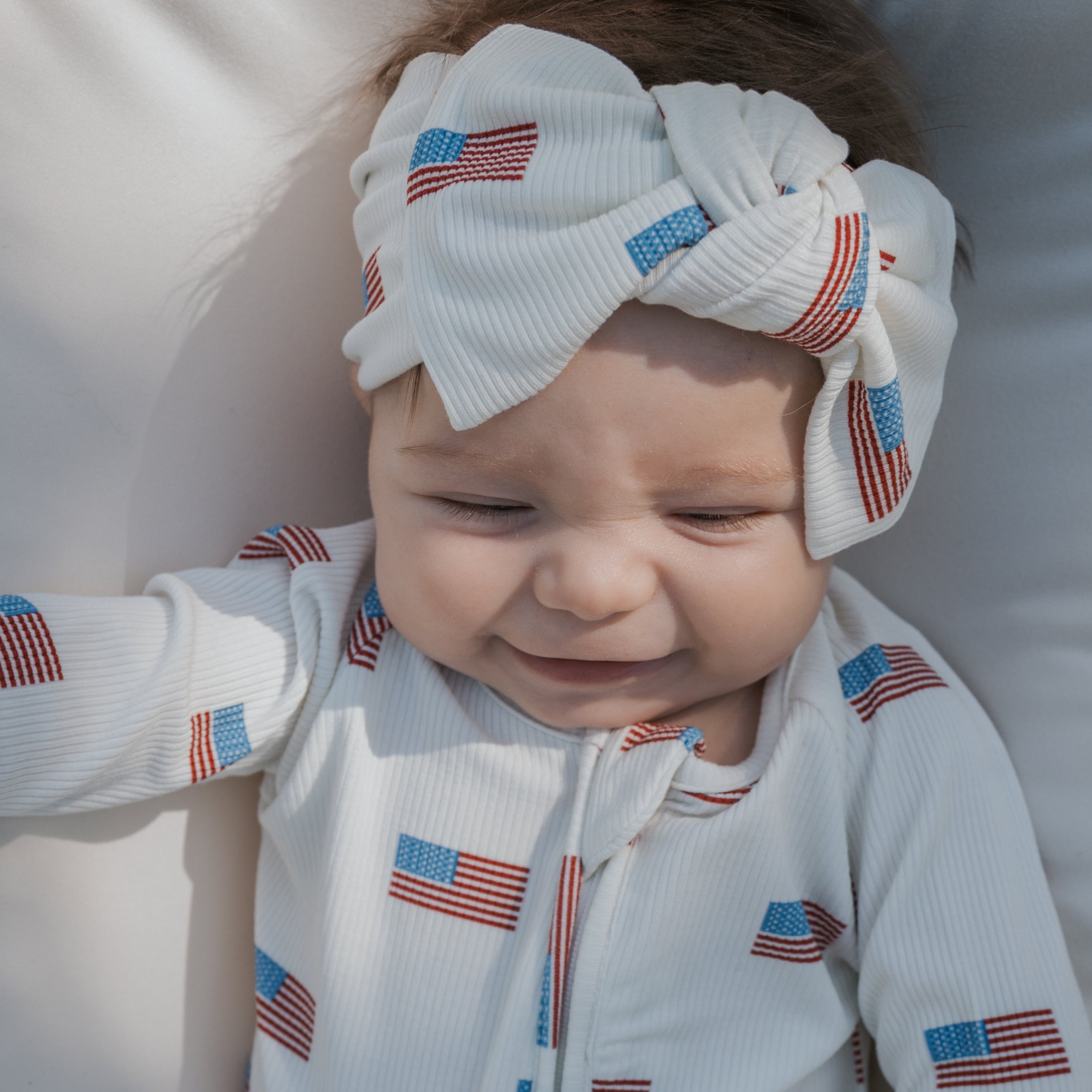 Bamboo Zip Pajamas | Americana Ribbed