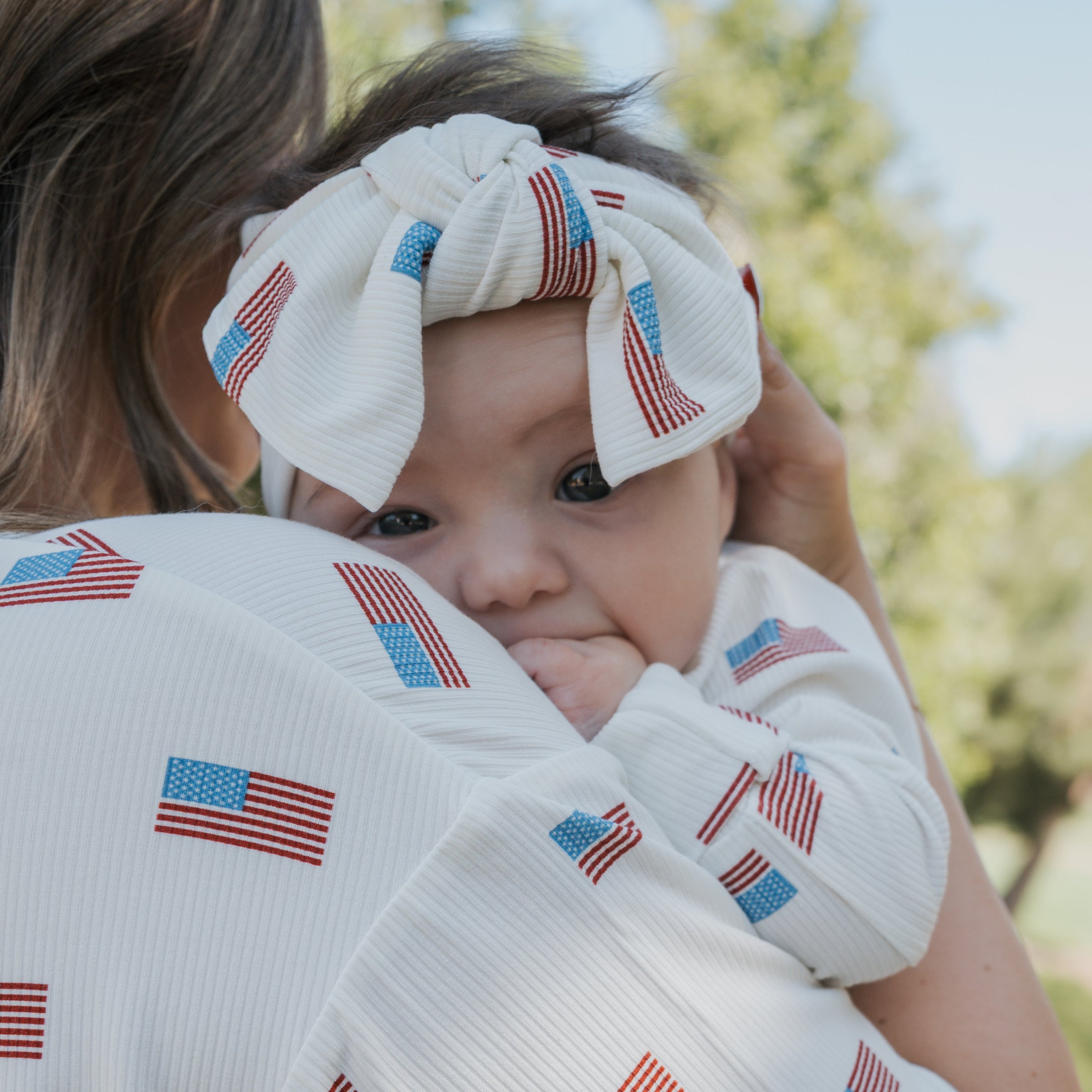 Bamboo Zip Pajamas | Americana Ribbed