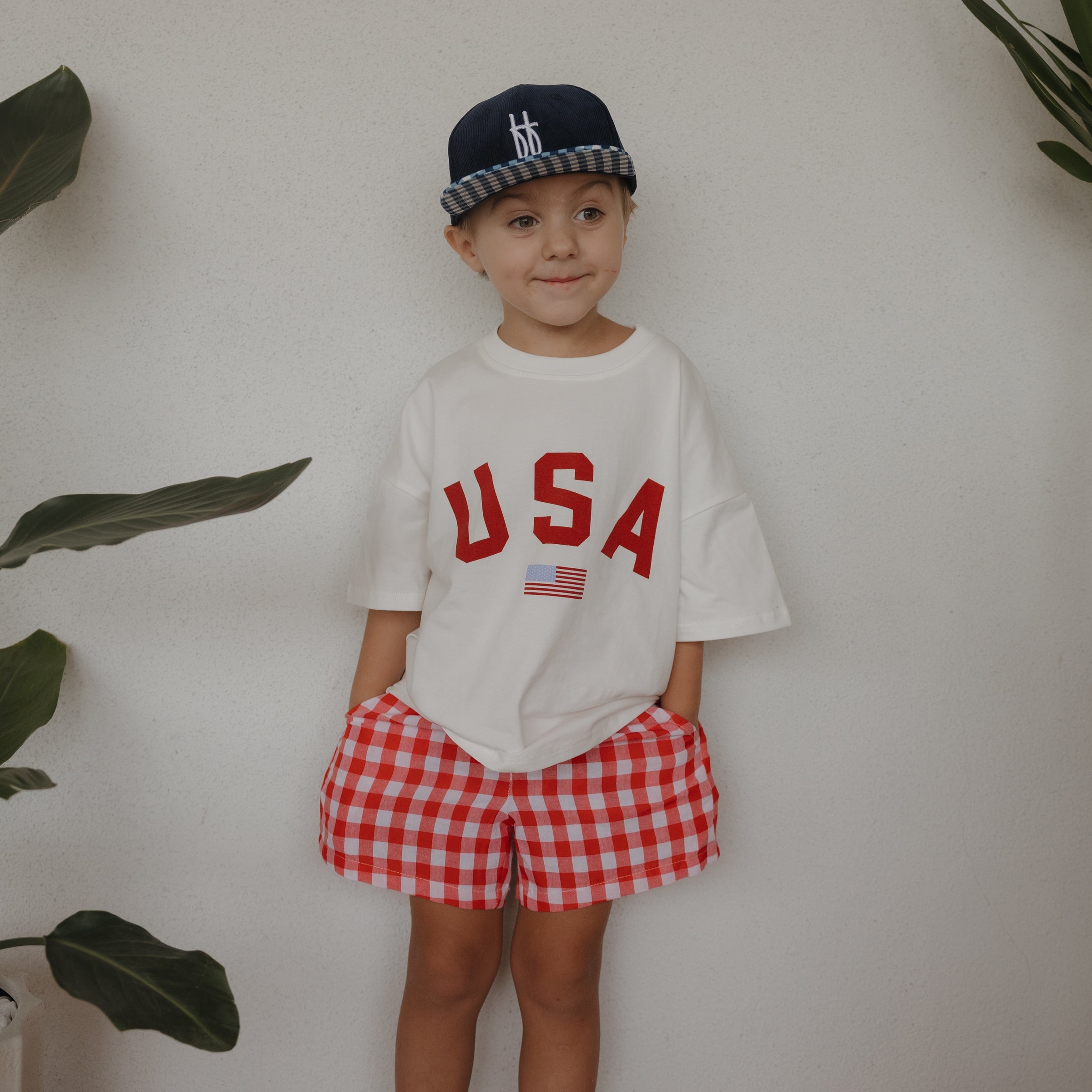 Child Boxer Shorts | Scarlet Gingham
