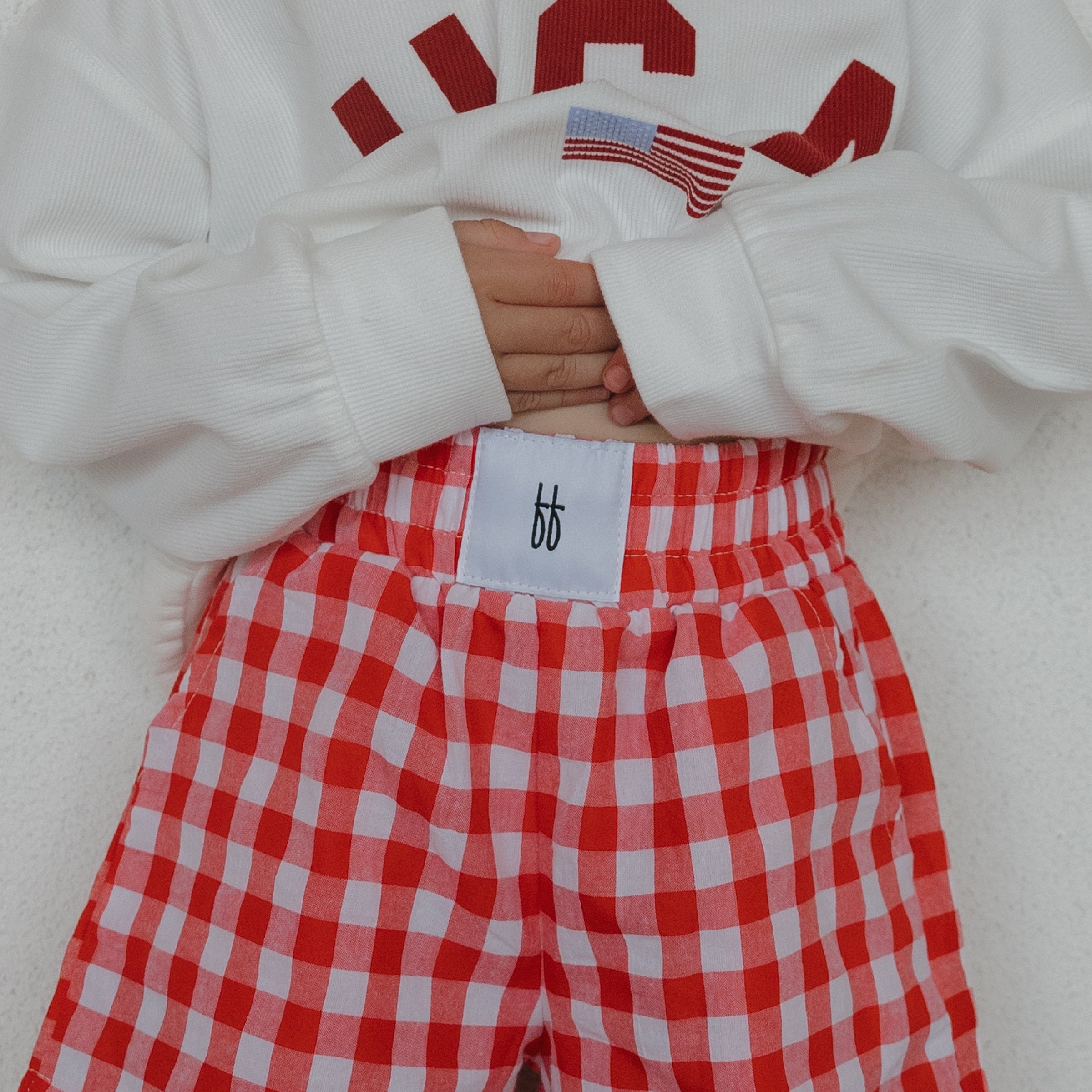 Child Boxer Shorts | Scarlet Gingham