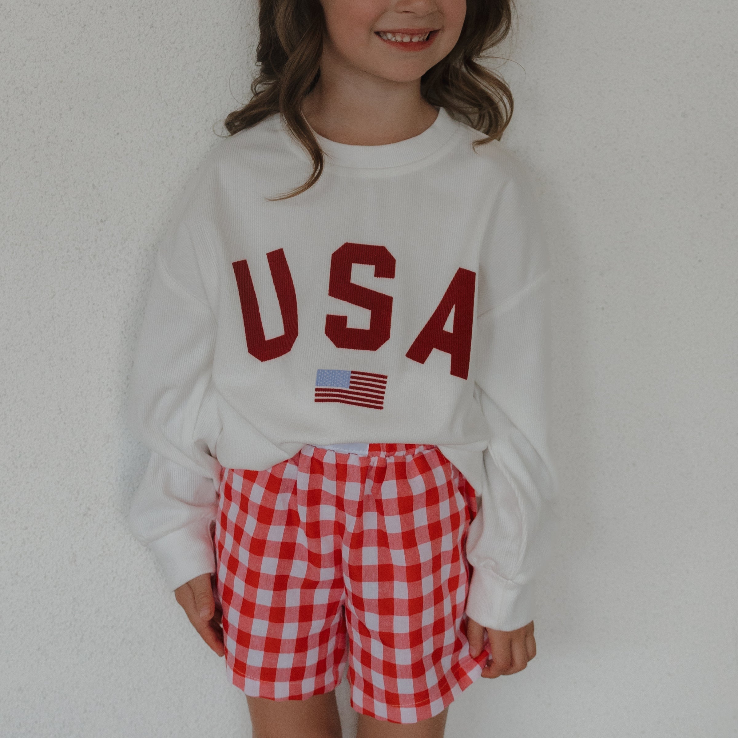 Child Boxer Shorts | Scarlet Gingham
