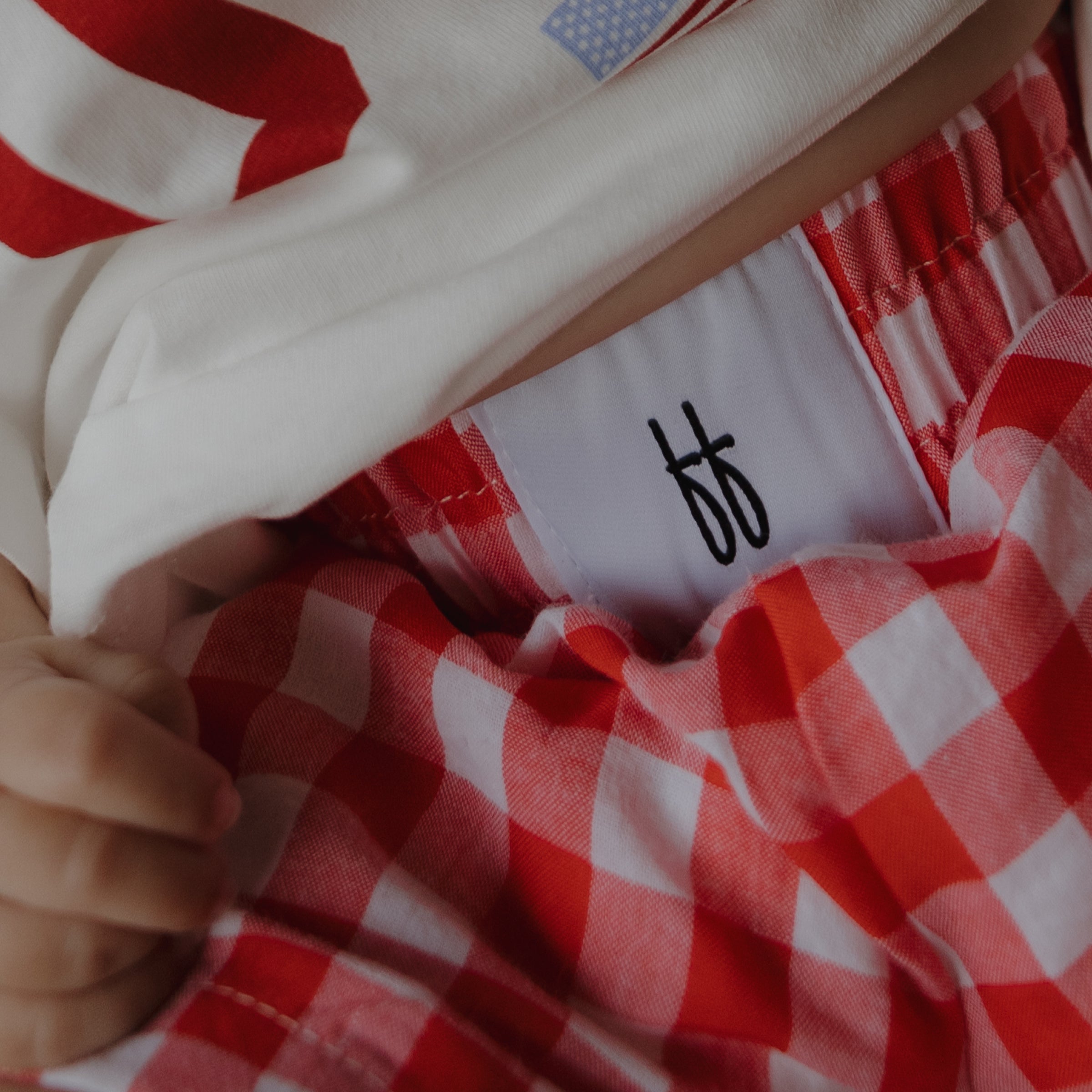 Child Boxer Shorts | Scarlet Gingham