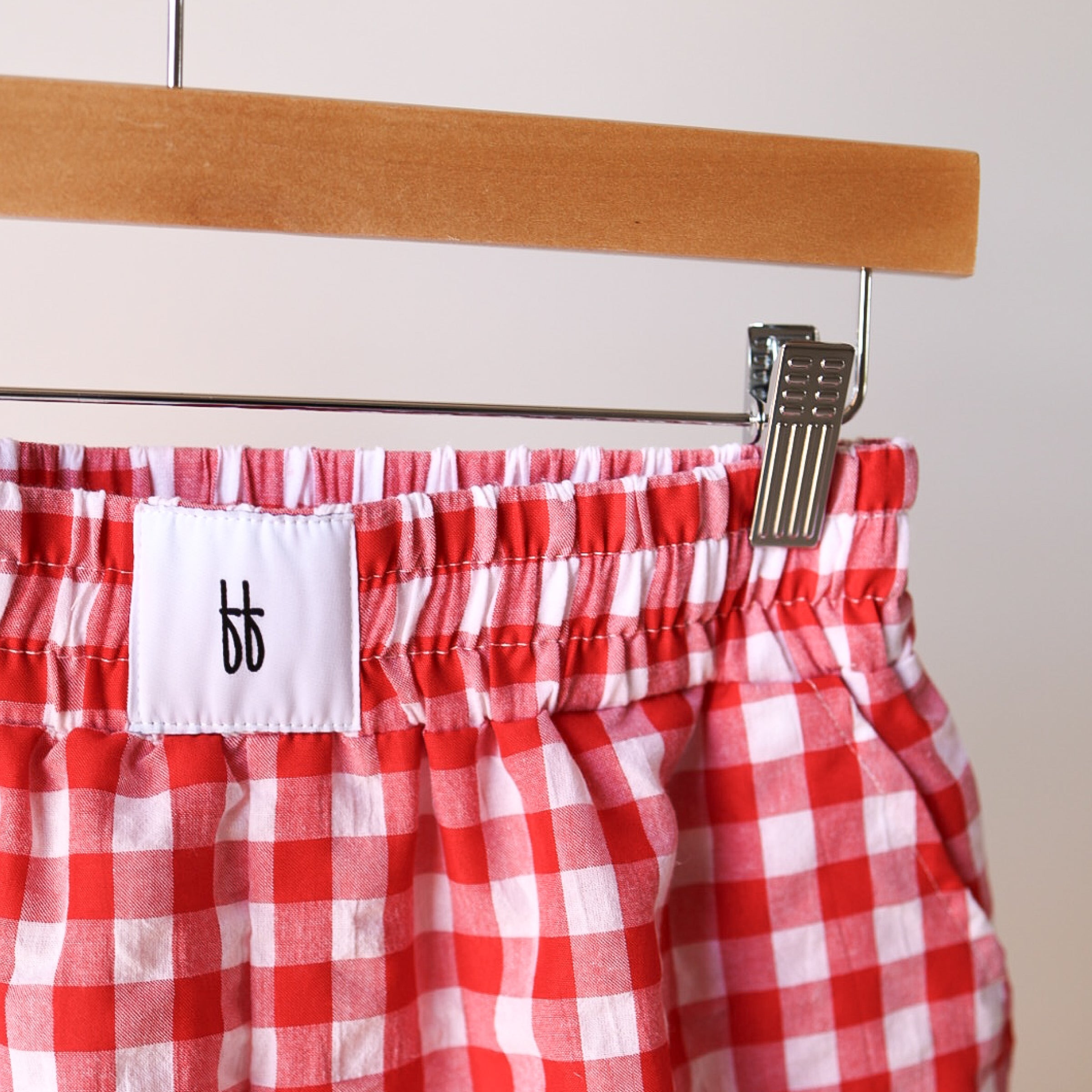 Women's Boxer Shorts | Scarlet Gingham