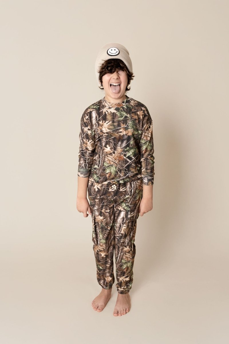 Cargo Jogger Set | Brown Camo - LITTLE RAD THINGS