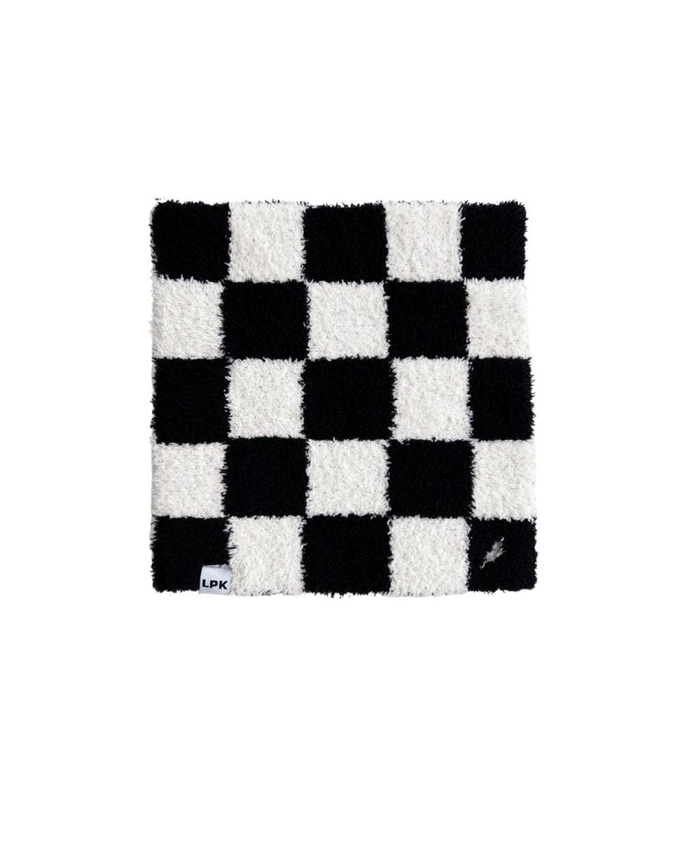Checkered Plush Lovey | Black - LITTLE RAD THINGS