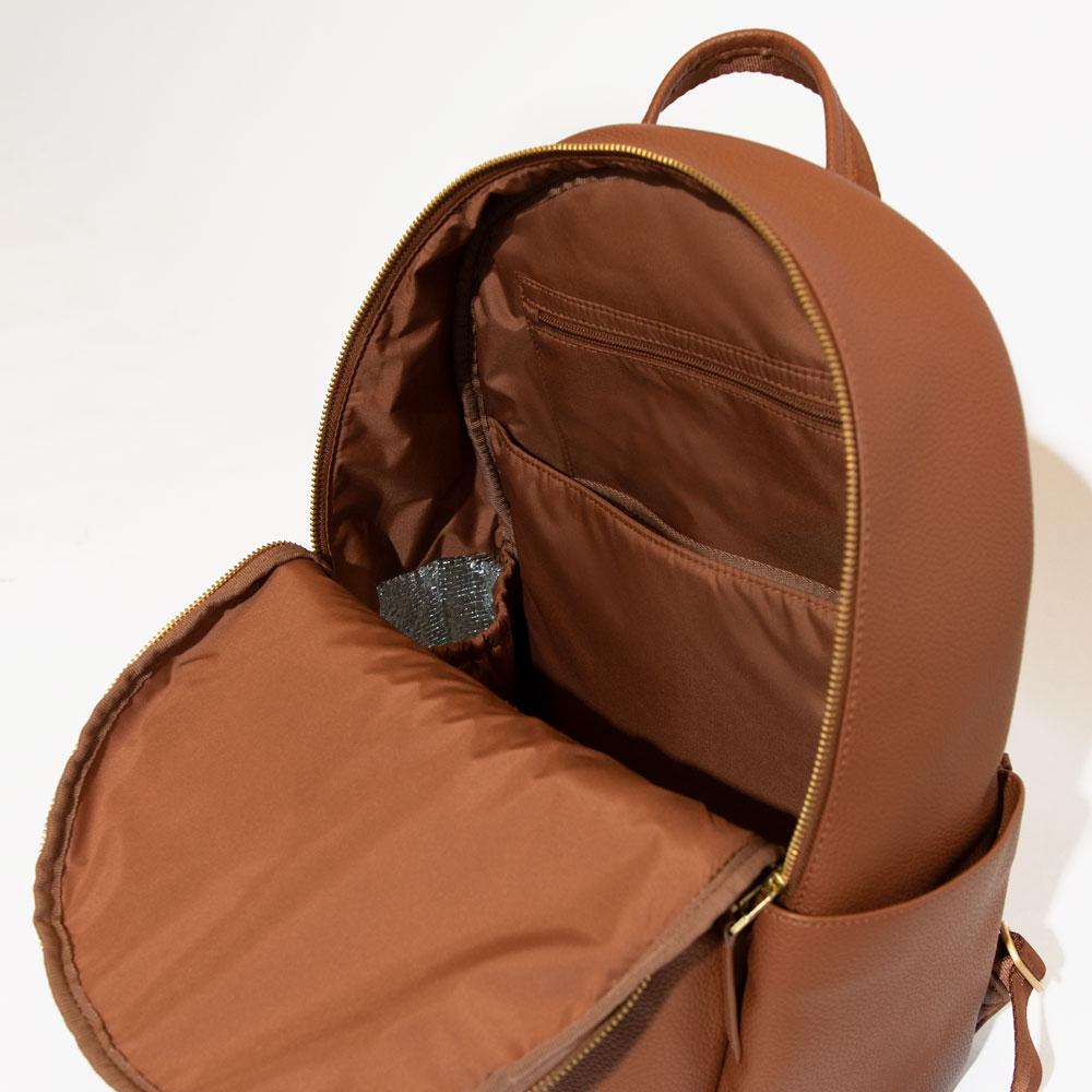 Cognac Classic City Diaper Bag II - LITTLE RAD THINGS