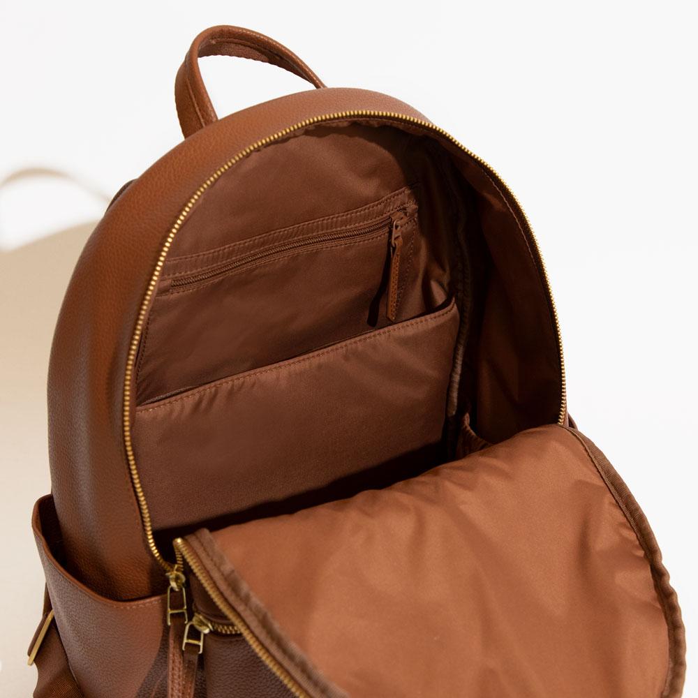 Cognac Classic City Diaper Bag II - LITTLE RAD THINGS