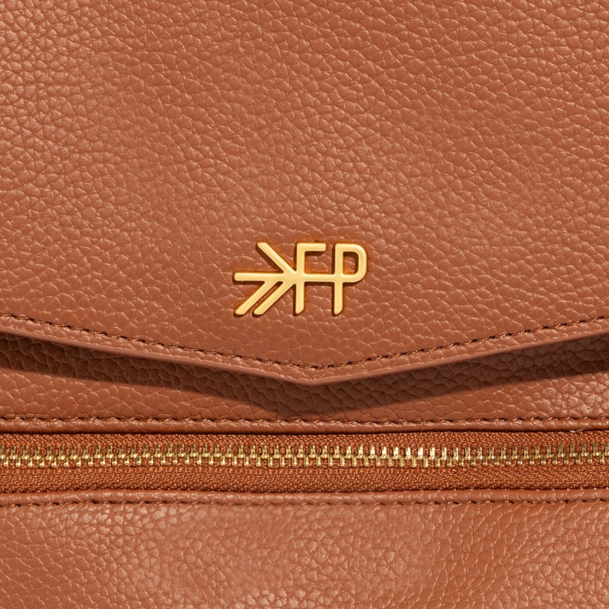 Cognac Mini Classic Diaper Bag II - LITTLE RAD THINGS