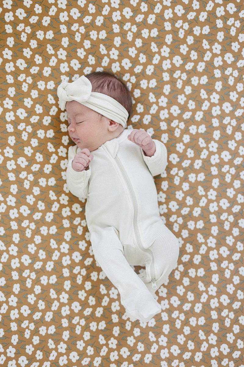 Cream Ribbed Bamboo Zipper - LITTLE RAD THINGS