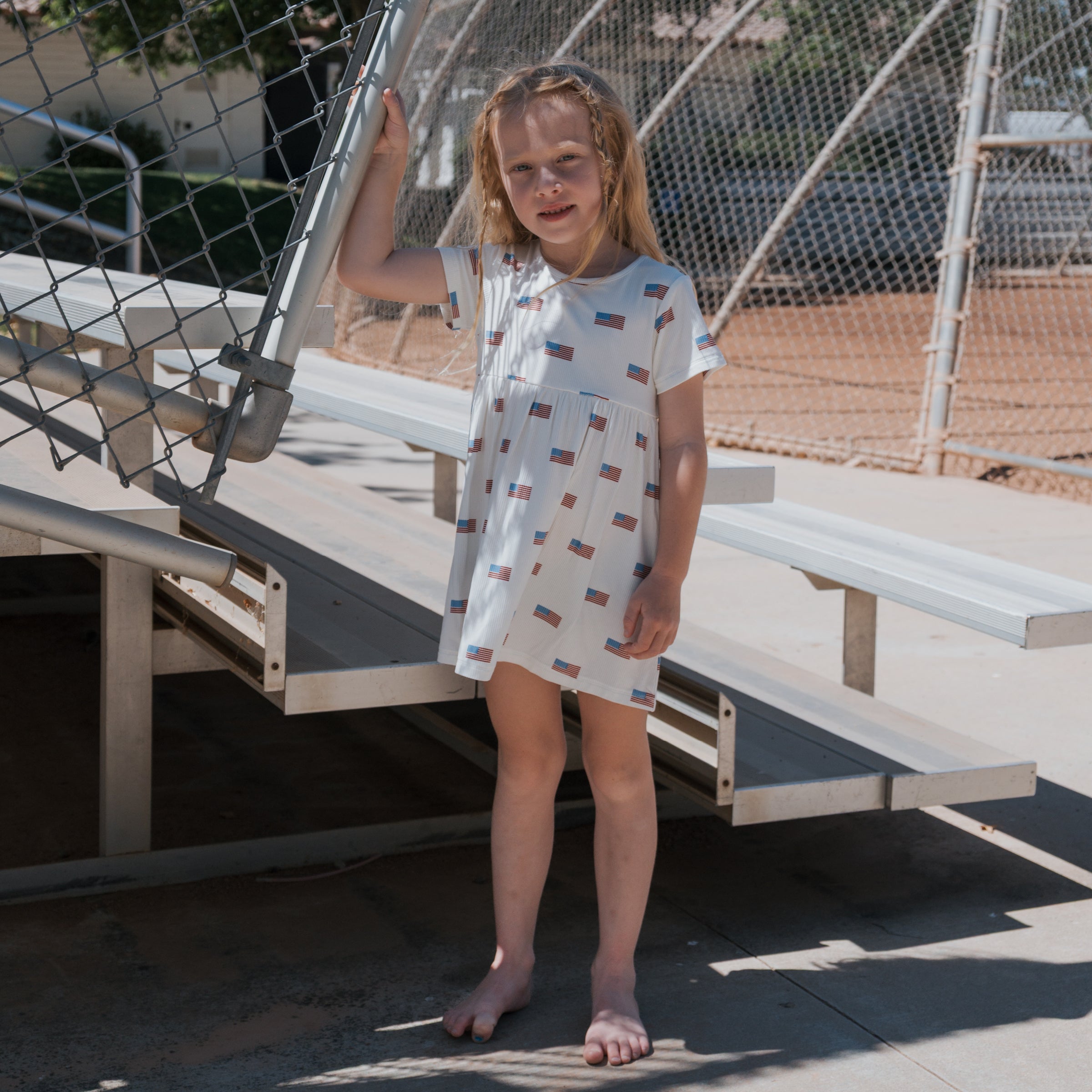 Bamboo T-Shirt Dress | Americana Ribbed