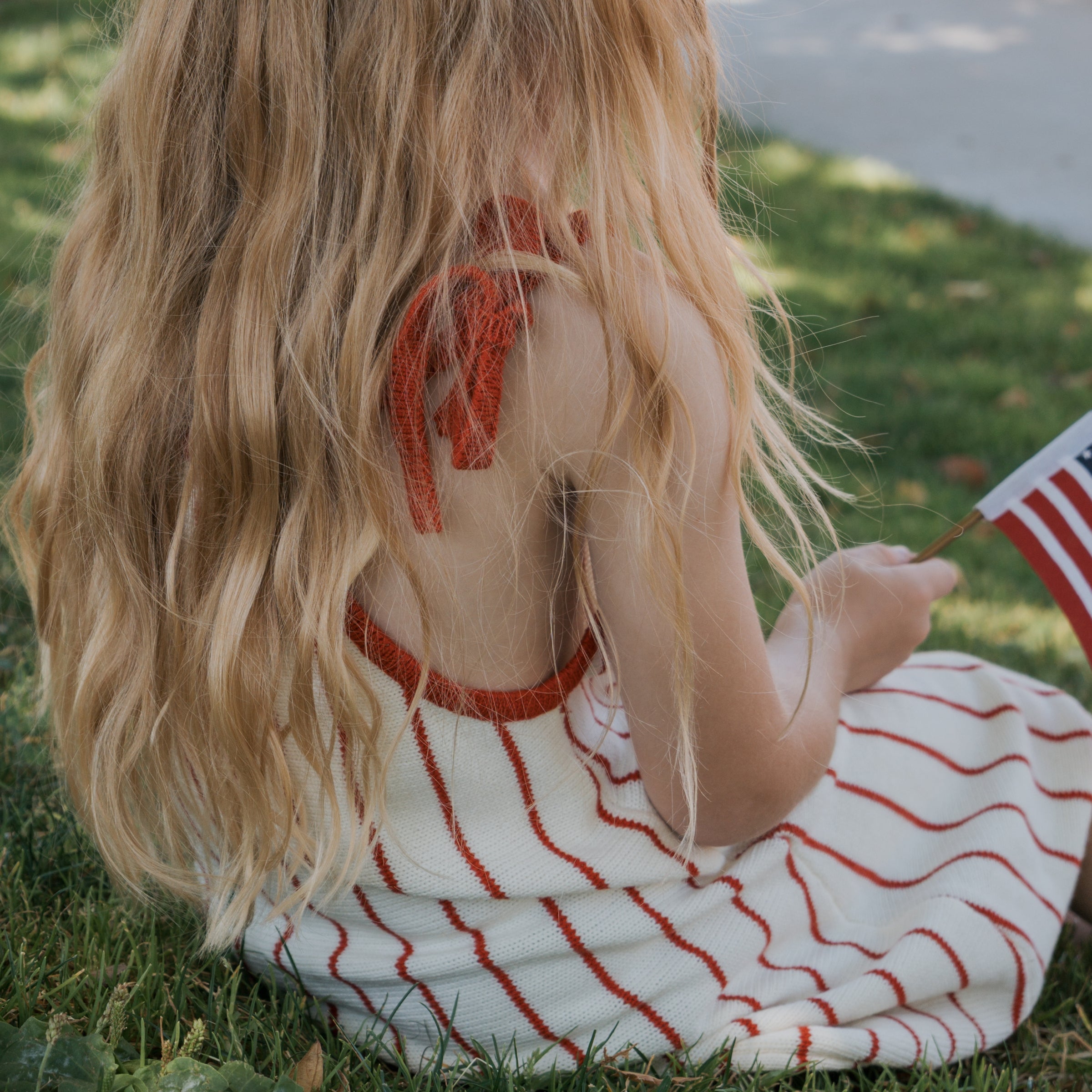 Knit Dress | Picnic Pinstripe
