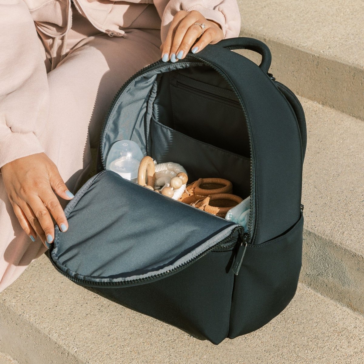 Ebony Seoul City Diaper Bag - LITTLE RAD THINGS