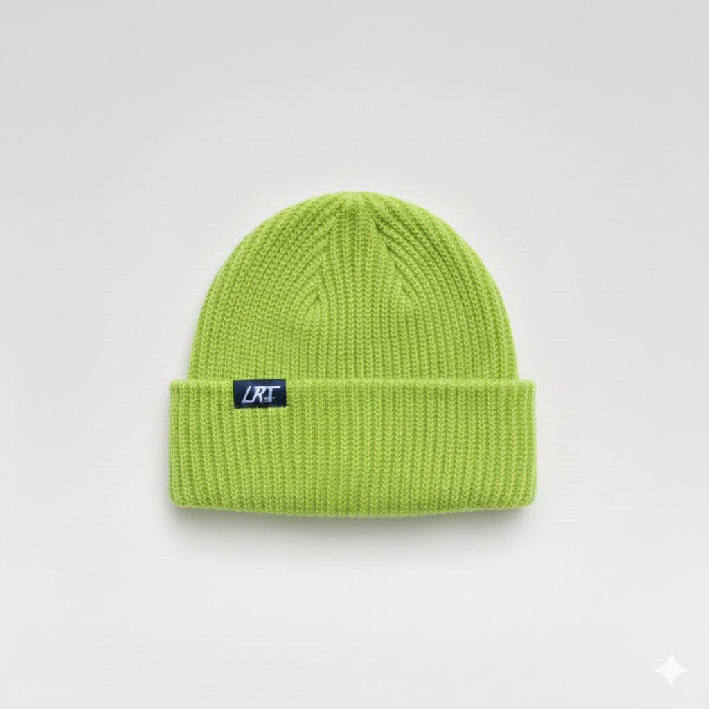 FISHERMAN BEANIE - LIME - LITTLE RAD THINGS