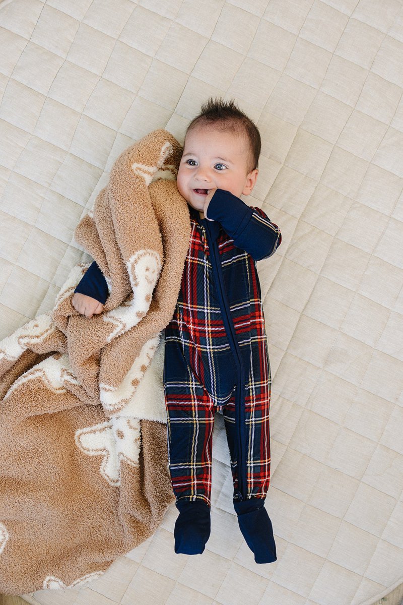 Gingerbread Plush Blanket - LITTLE RAD THINGS