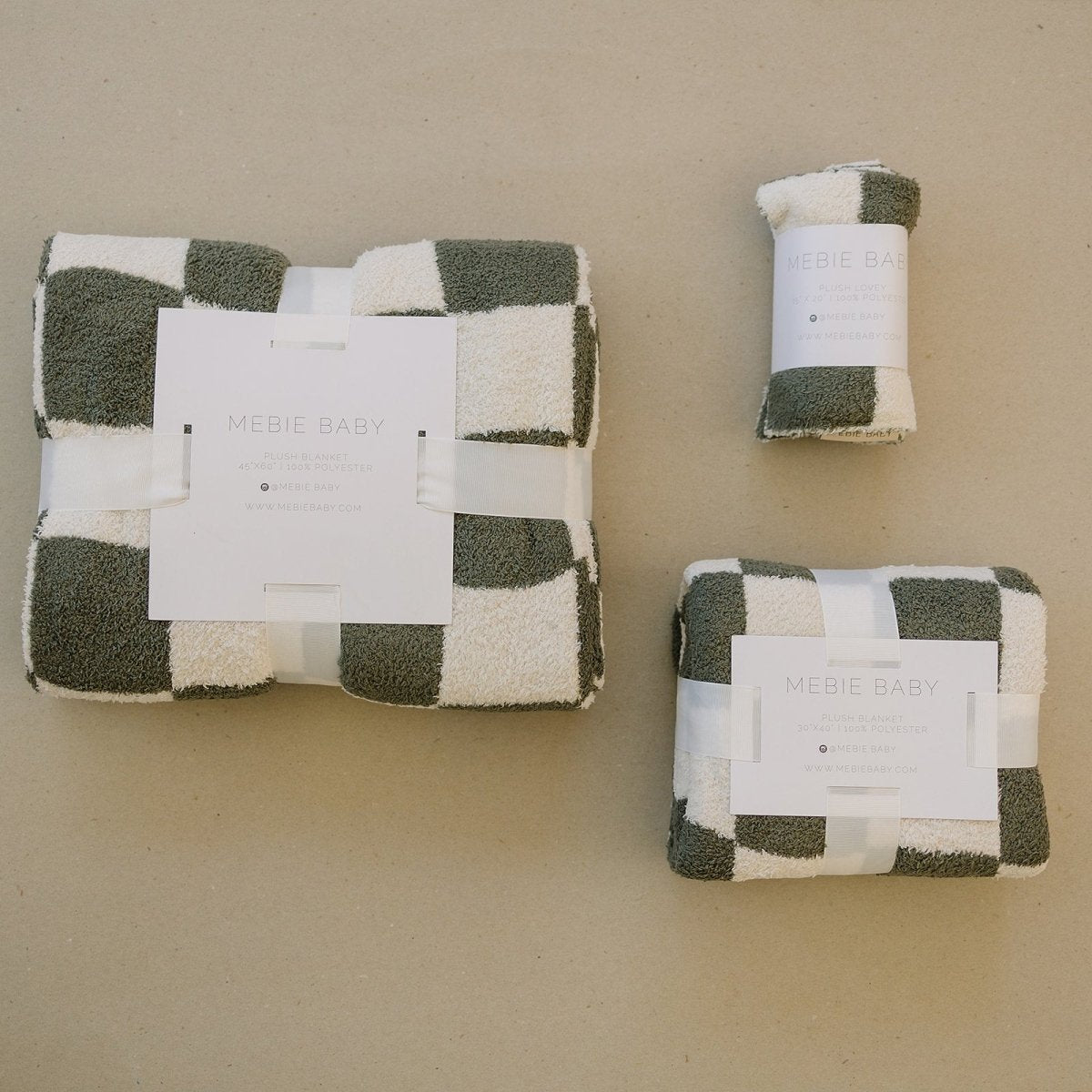Green Checkered Plush Blanket - LITTLE RAD THINGS