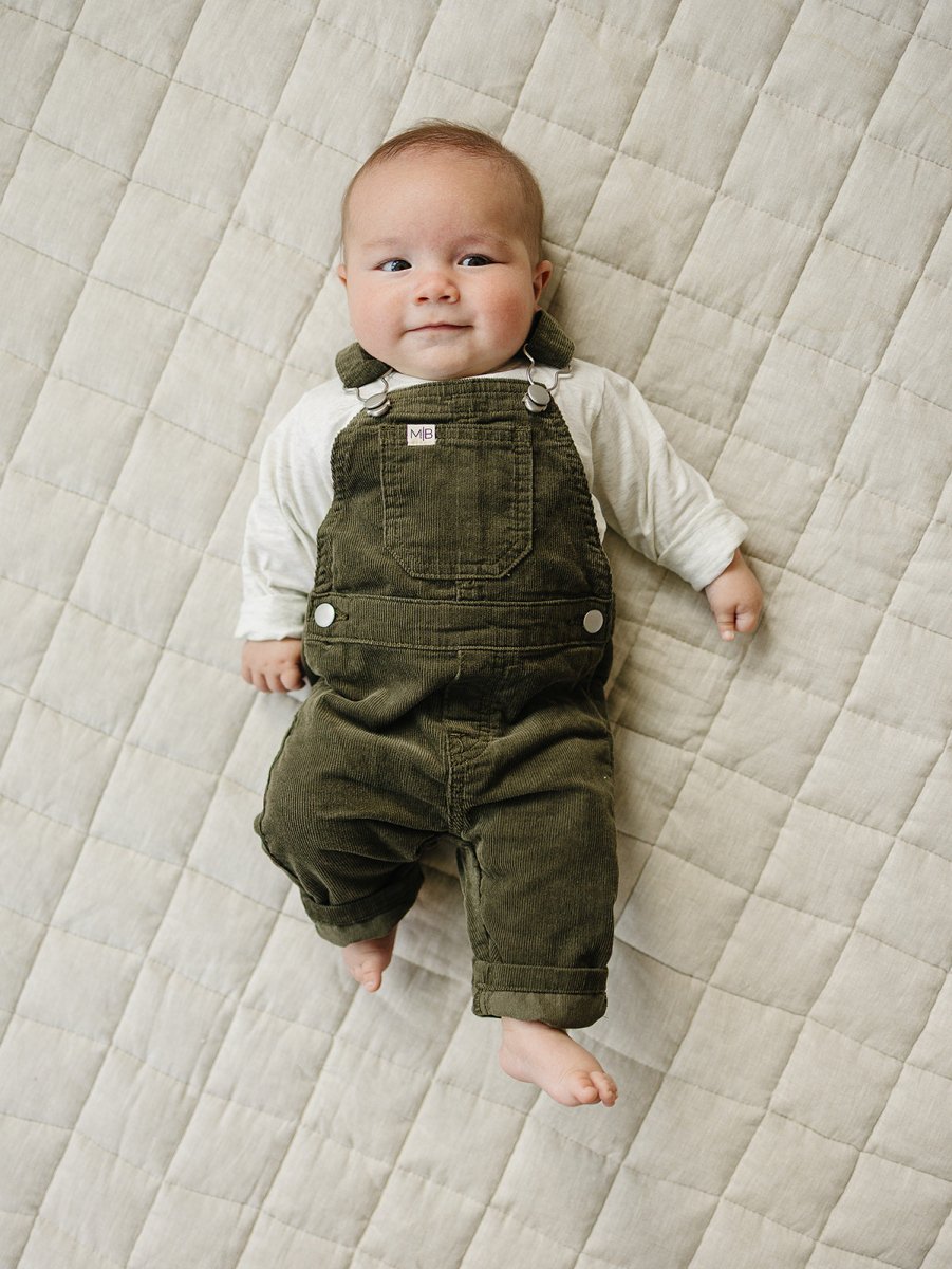 Green Corduroy Overalls - LITTLE RAD THINGS