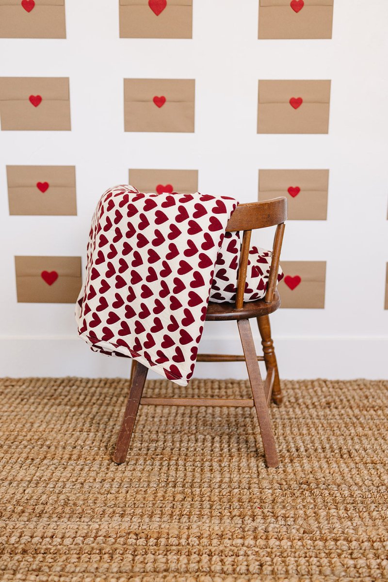 Hearts Bamboo Fleece Quilt - LITTLE RAD THINGS