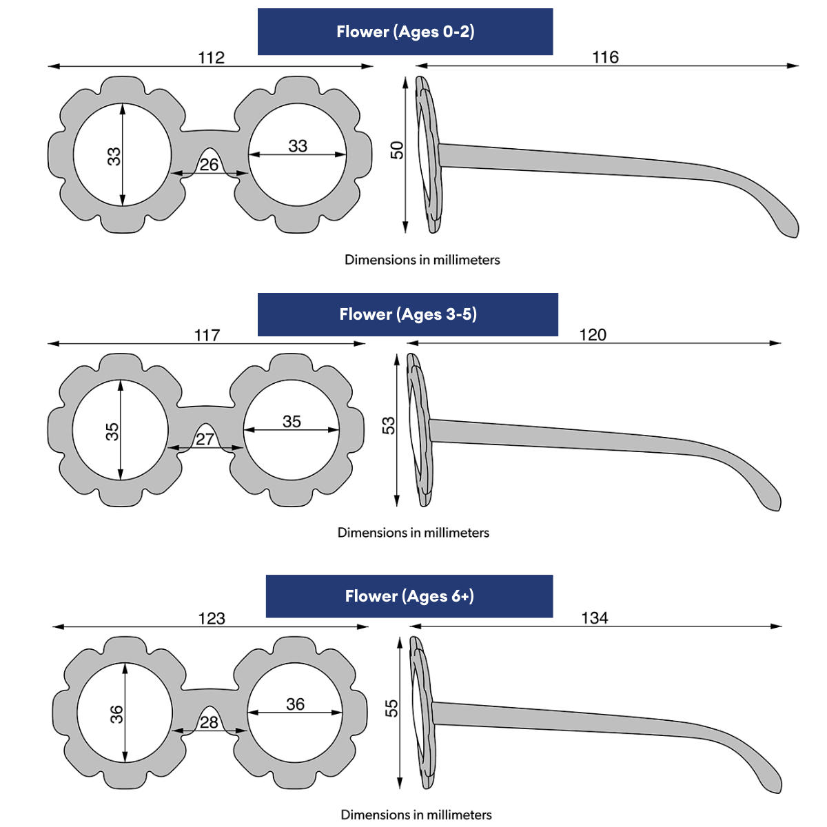 Irresistible Iris Flower | Lavender Polarized Mirrored Lenses - LITTLE RAD THINGS