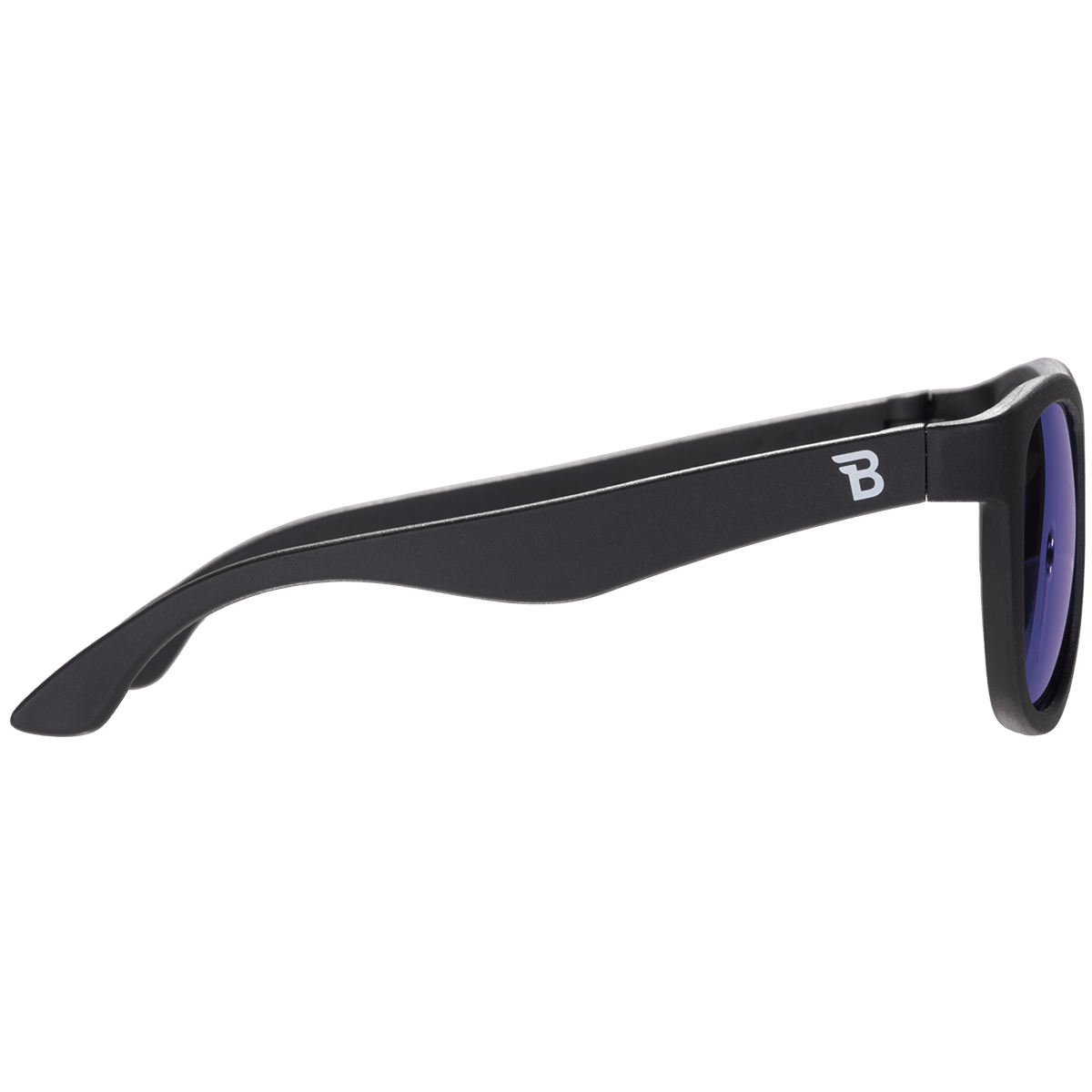 Jet Black Polarized Navigator | Cobalt Mirrored Lens - LITTLE RAD THINGS