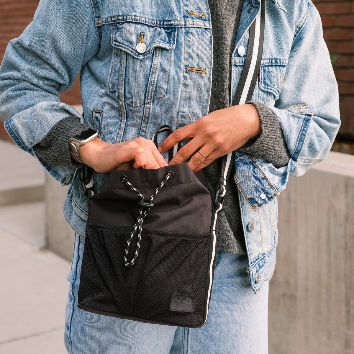Jet Motion Bucket Crossbody - LITTLE RAD THINGS
