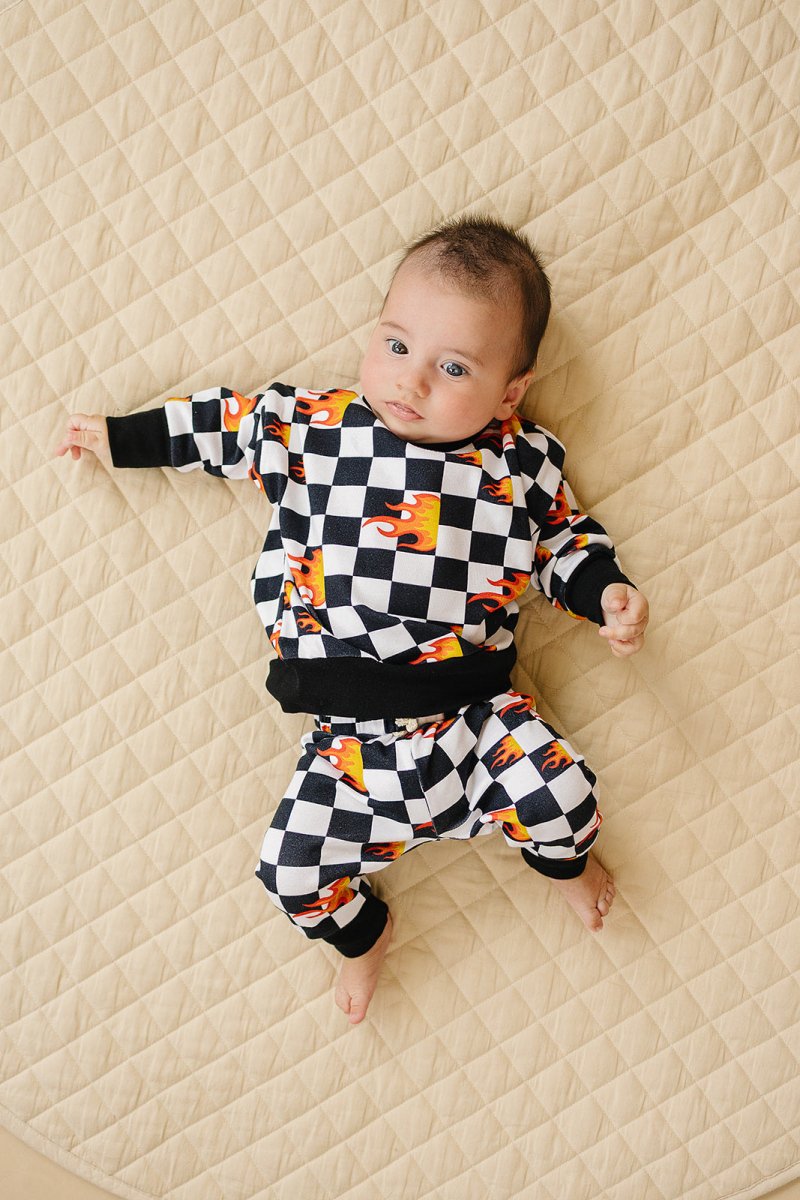 Jogger Set | Checker Blaze - LITTLE RAD THINGS