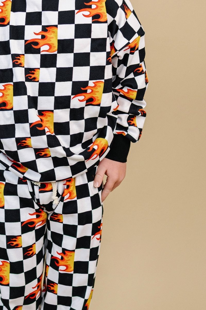 Jogger Set | Checker Blaze - LITTLE RAD THINGS