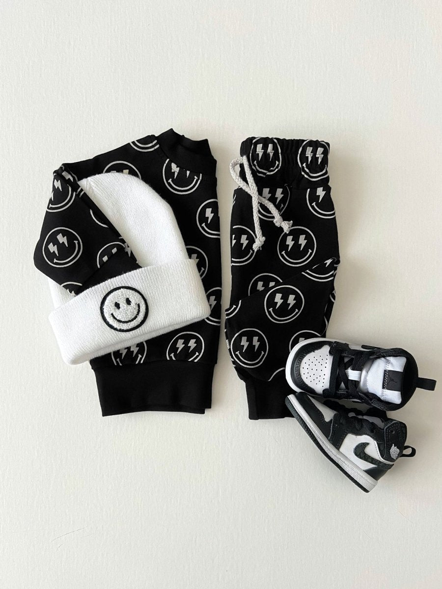 Jogger Set | Electric Smiley - LITTLE RAD THINGS