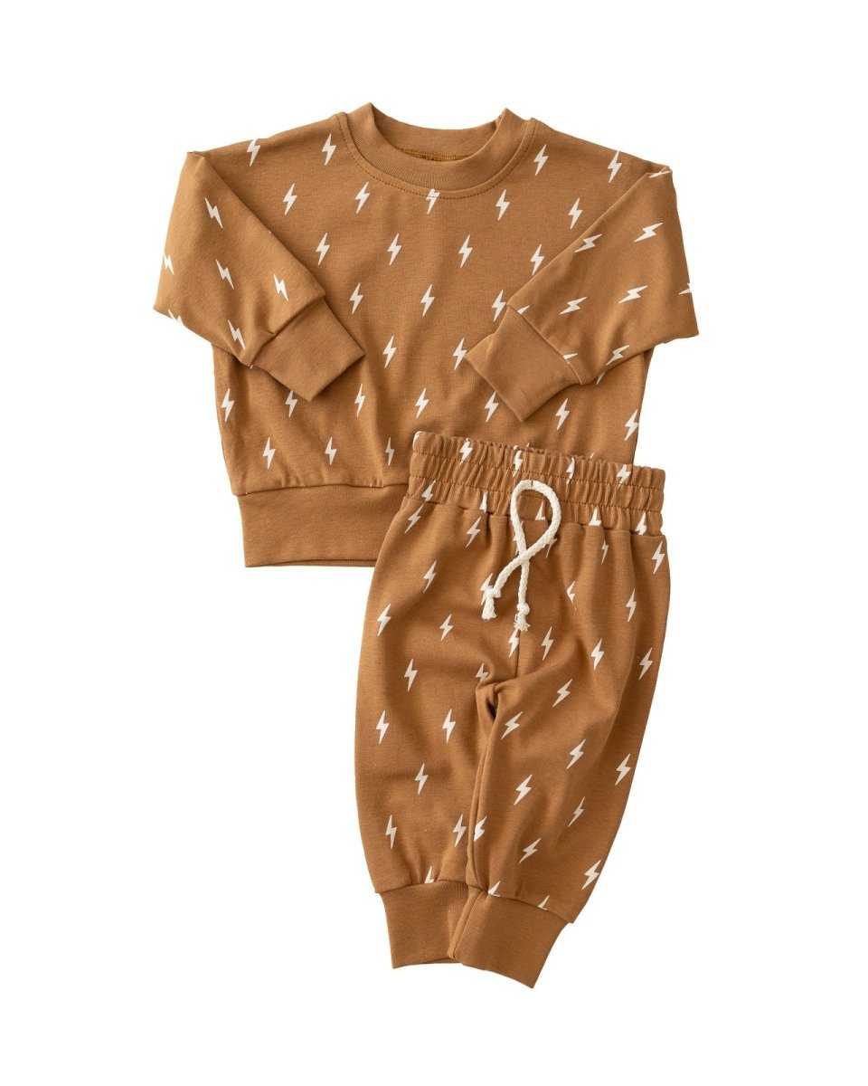 Jogger Set | Fall Bolts - LITTLE RAD THINGS