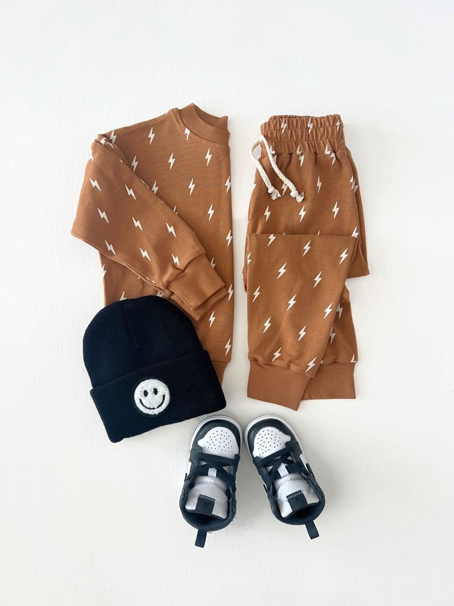 Jogger Set | Fall Bolts - LITTLE RAD THINGS