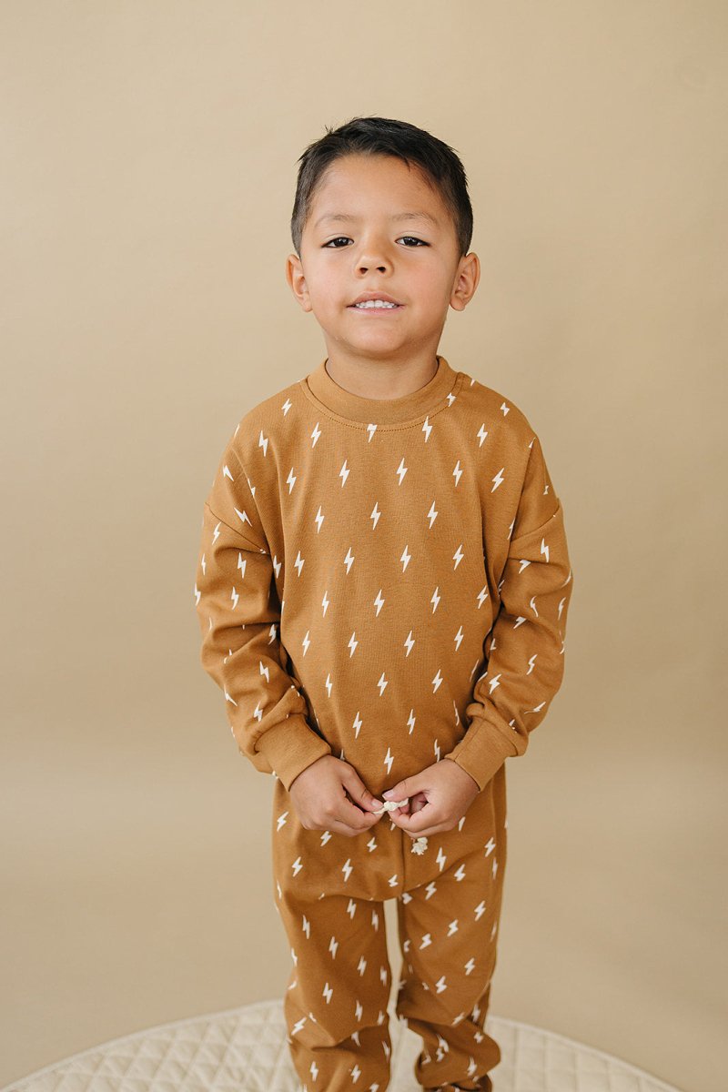 Jogger Set | Fall Bolts - LITTLE RAD THINGS