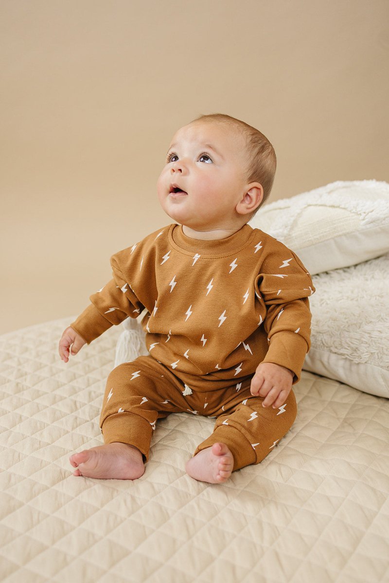 Jogger Set | Fall Bolts - LITTLE RAD THINGS