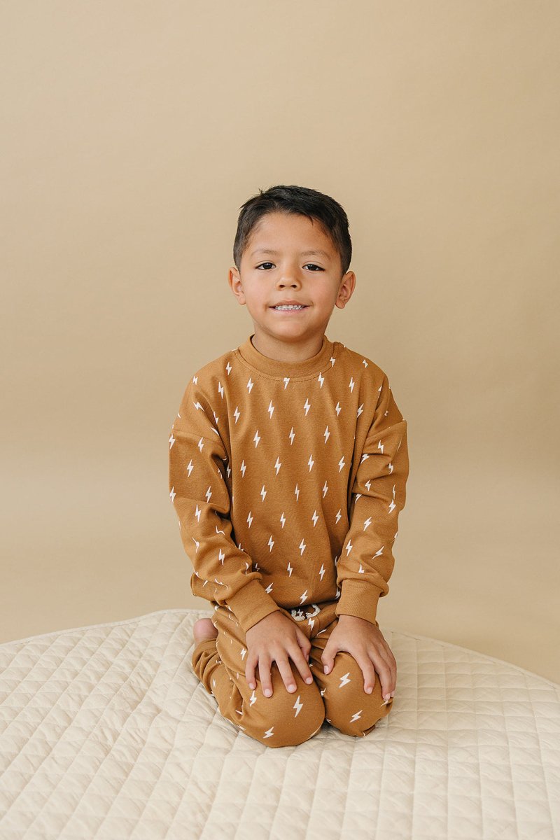 Jogger Set | Fall Bolts - LITTLE RAD THINGS