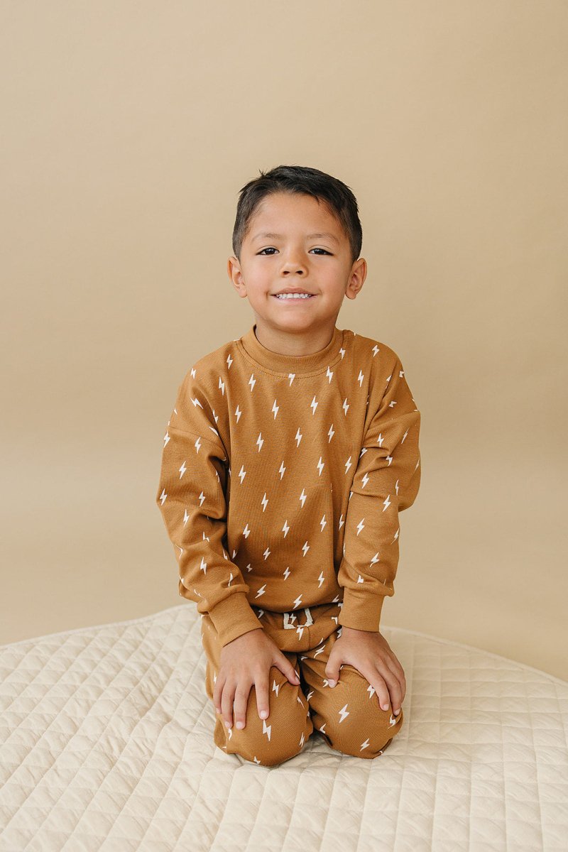 Jogger Set | Fall Bolts - LITTLE RAD THINGS