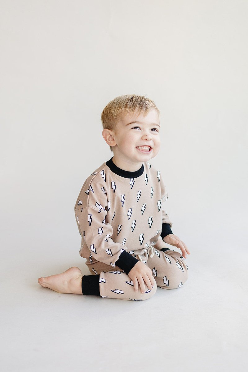 Jogger Set | Lightning Bolt - LITTLE RAD THINGS