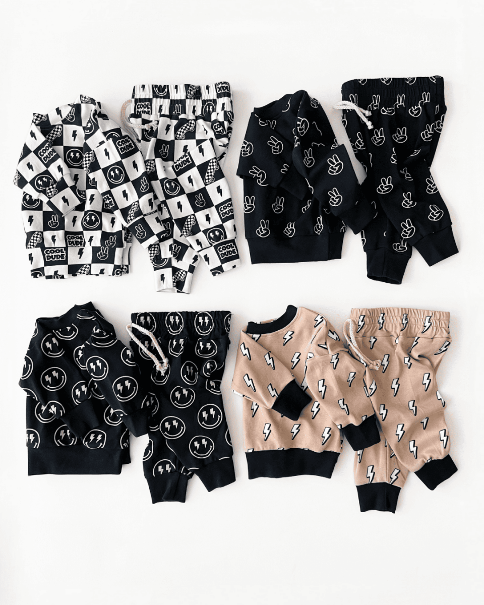 Jogger Set | Lightning Bolt - LITTLE RAD THINGS