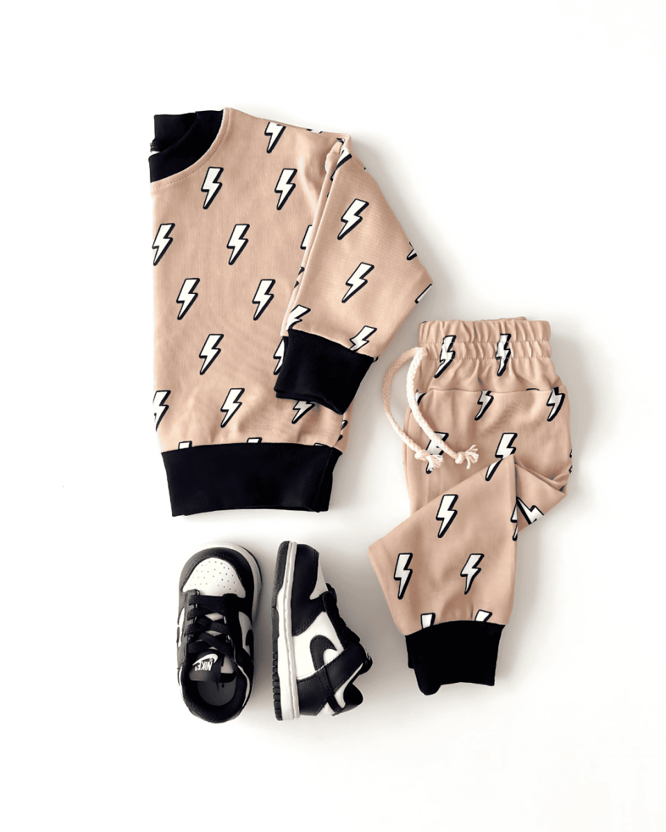 Jogger Set | Lightning Bolt - LITTLE RAD THINGS